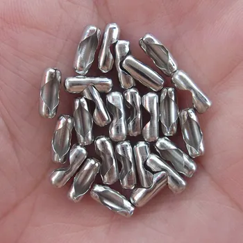 1000 kom., perle od nehrđajućeg čelika 2,4 mm ili 3 mm, priključci spone, pribor za nakit DIY