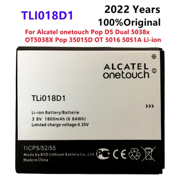 1800 mah TLi018D1 Baterija Za Alcatel One Touch Pop D5 Dual 5038x OT5038X Pop 3 5015D OT 5016 Bateria Batterij AKKU