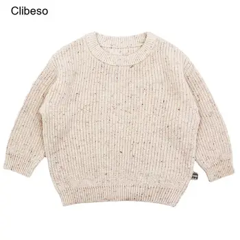 2023 Clibeso Dječji Korejski Modni Pulover, Džemper za Jesensko-Zimske Bebe, Svakodnevne Slobodne Pamučne Majice Pulsweetheart Za Djecu