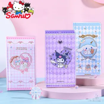 4kom Sanrio Melody Kuromi Hello Kitty Cinnamoroll Pochacco Vodič Za Djevojke Slatka Adolescencija Imenik bilježnica Za Studente Bočna Rešetka Planer