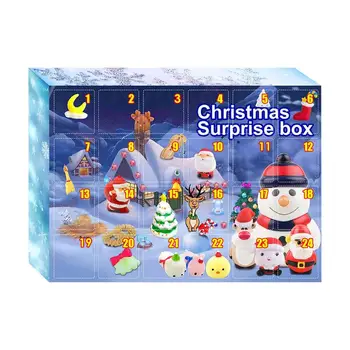 Advent 2022 Božićni kalendar odbrojavanje Božićni advent Poklon kutija za igračke Božićni advent Kalendar 24 dana iznenađenja 24