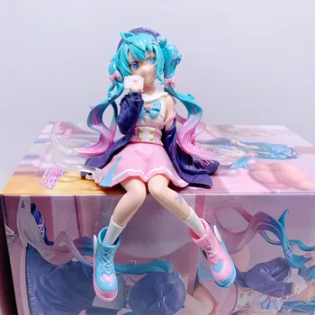 Anime figure Мику figure anime model zabavan poklon igračka za odrasle i djecu, Materijal PVC lik lik anime model igračka
