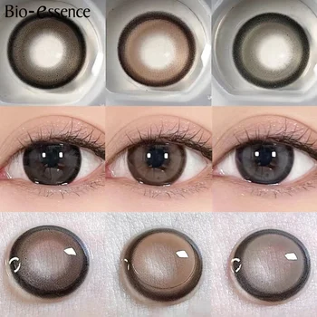 Bio-эссенция, 1 par korejskih leće Big Eye, u boji kontaktne leće su sa stupnjem kratkovidnosti, leća, zelena leća, crne leće na recept