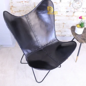 crna stolica s kravatom, starinski kožna torbica s kravatom, kožna torbica s crnim sklopivi stalak, stolica za dnevni boravak