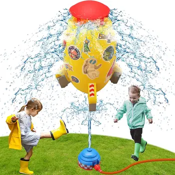 Dječji разбрызгиватель lanser Rakete разбрызгиватель, rotirajući, leteći, igra s sprej, igračke za vodu, ljetni ulične dječje igračke za kadu