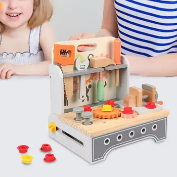 Drvena igračka Set alata Igra alat okasti ključ za popravak igračaka i Skup alata za popravak dnevni boravak djece