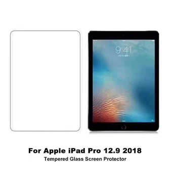 Film od kaljenog stakla 9H za iPad pro 12,9 cm 2018, zaštitna folija za ekran tableta + maramice za čišćenje, bez maloprodajne kutije sa brojem za praćenje