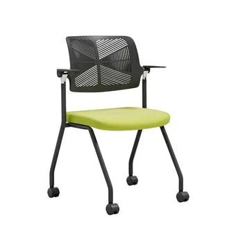 Jednostavnost konferencijske stolice od mrežaste tkanine, kompjuterska stolica sa naslonom, минималистичная moderni uredski namještaj sa шкивами