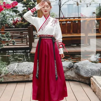 Kineski tradicionalni kostim Ханьфу, klasična ženska dance odjeća dinastije Tang, kostim princeze za narodni ples, nacionalna scena 90