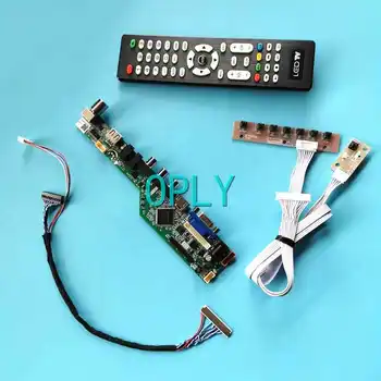 Kućište monitora Naknada Analogni TV-kontroler Za LP121WX3 LTN121AT07 DIY Kit 12,1 