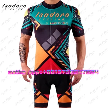 Ljetna muška biciklistička odjeća Isadore, kostim iz dres za biciklizma, Mayo, Ciclismo Pro Team, Mtb, trkaći bicikl, promocija novog proizvoda