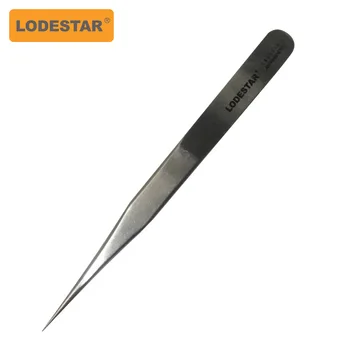 LODESTAR L601010 Pinceta od nehrđajućeg čelika, Zašiljeni Pinceta Plus Hard Pincete, Instrumental Pinceta, Pogodan za elektroničke komponente