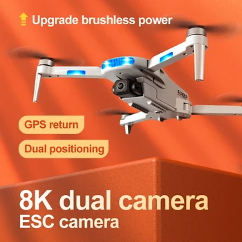 Lu3Max Drone 8K Dual kamere radio kontrolirani Drone bez četkica za zaobilaženje prepreka Gps Sklopivi bespilotna letjelica aerial photography квадрокоптер s daljinskim upravljanjem