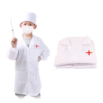 Medicinski set za bebe dr., set za igranje uloga, realno drva oprema, set za stomatologa s otpornim pokrivačima, odijelo i dr.