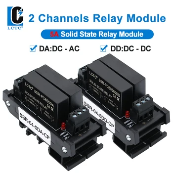 Montaža na DIN-šinu 2 Kanala za upravljanje istosmjerne struje AC DC Control DC ukupno pozitivan Ukupni Negativni statički relejni modul