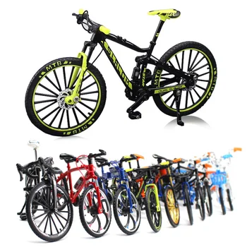 Novi kreativni mini-model bicikla od legure 1:10, dekorativne igračke, zbirka igračaka za modeliranje mtb sa metalnim prstima, dječje igračke