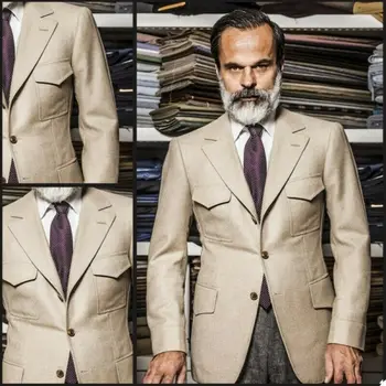 Novi muški modni odijelo, smještaj za kaput, casual приталенный blazer, odijelo na dvije zakopčane, poslovne jakna, muška odijela, blazers