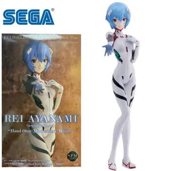 Originalna Figura SEGA SPM EVA Rei Ayanami Combats Anime Figure Igračke za Dječake I Djevojčice Dječji Dar