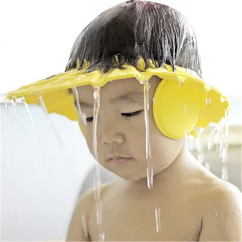 Podesivi poklopac za šampon, dječje kapa za tuširanje, солнцезащитная šešir, zaštita za oči, vodootporna navlaka za dječji šampon sa zaštitom od prskanja vode