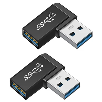 Pravokutni USB 3.0 Type A pretvarač produžni kabel 5 Gbit/s za prijenos podataka za stolna računala prijenosna RAČUNALA pisači tvrdih diskova