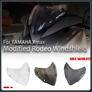 Promjene vjetrobransko staklo za 17 do 23 Yamaha XMAX300, promjene originalni sportski stil prednjeg vjetrobranskog stakla, mali pribor za pranje vjetrobrana