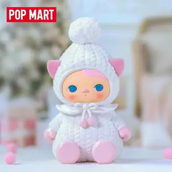 Pucky Wool Baby Originalni Popmart 14,7 cm PVC figure anime igračke кавайные model uređenja Zbirka božićnih poklona za rođendan