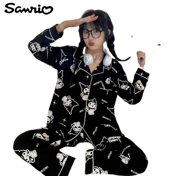 Sanrio anime periferne crtić slika Kawaii Kulomi MY Melody kućna odjeća ins kreativno пижама par odijelo dar u rasutom stanju