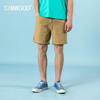 SIMWOOD 2022 ljetne nove svakodnevne kratke hlače muške dužine do koljena s domaćim uzorcima, odjeća po cijeloj površini, obojene kratke hlacice, plus veličina, visokokvalitetna odjeća