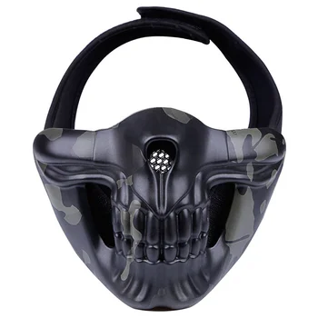 Taktička kamuflaža maske za paintball lubanju CS Wargame Cosplay Lov i streljaštvo Vojni Airsoft Sportska borba maska na pola lica