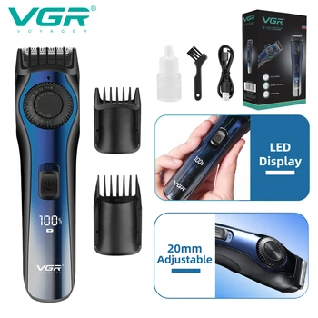 VGR Stroj za šišanje kose Profesionalni trimer za kosu Električni pisaći stroj za šišanje kose punjiva bežični prijenosni stroj za šišanje kose za muškarce V-080