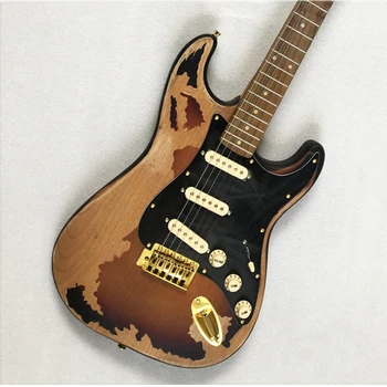 Visokokvalitetna izrađen po mjeri gitara Relic custom ST, vijak za početnike, električna gitara vintage Tremolo ST