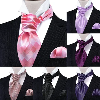 Vjenčanje pink svilenih kravata u kavez, muški trendovski šal, ergele kao плаща, set za poslovne zurke, dar Barry.Dizajner Wang 0155
