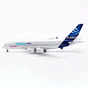 1/400 Skala JC Wings LH4153 AIRBUS Model Originalnog Airbus A380 F-WWDD Slitine za Lijevanje pod pritiskom Zbirka Zrakoplova Igračka Na Poklon