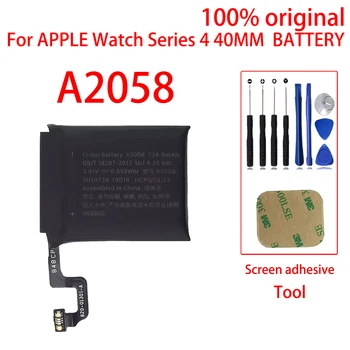 100% Original baterija 40 mm za Apple Watch Series 4 GPS za Series 4 A2058 (4. generacije) Baterije Bateria
