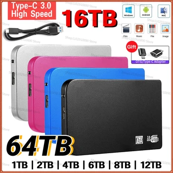 128 TB Originalni Brzi SSD Prijenosni Vanjski Ssd Hard disk Sa sučeljem USB3.0 HDD 1 Tb hdd Za Laptop /mac