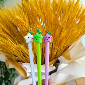 150 kom., skup gel olovke za kreativnost slatka crtani loptu, srce djevojke, korejski crtani film, malo svježe jednostavna uredski ručka za studente