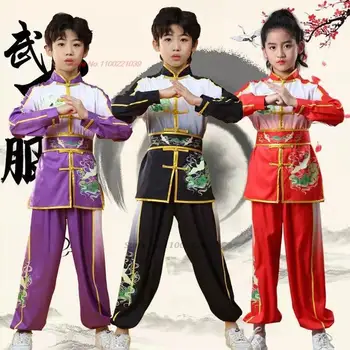 2023 kineski starinski kit wushu tai uniforma wushu kung fu borilačke vještine wing chun odijelo istočni nacionalni print odijelo tan set