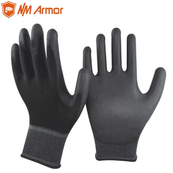 24 komada / 12 parova zaštitne radne rukavice sa crnim najlona premazom, e antistatički rukavice od umjetne kože