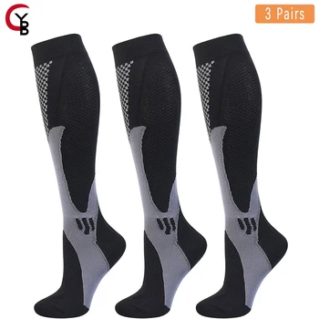 3 para kompresije čarapa za muškarce i žene 20-30 mm hg.stih, čarape za trudnice, sportske, turističke, trčanja