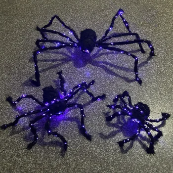 30 cm/50 cm Sjajna pauk, ukras za Noć vještica, medo pauk, ukras za bar uklet kuća, rekvizite za trikove