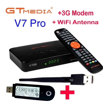40 kom./lot GTmedia V7 Pro Combo dvb-t2 i dvb-s2 Satelitski prijemnik H. 265 USB Wifi 1080P V7 pro pojedinca ili kućanstva