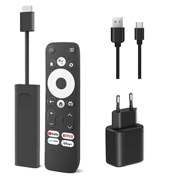 4K audio TV-ključ BT5.0 smart-konzole za video-igre AC100-240V GD1 TV Stick za certificirani Google Android 11 EU Plug