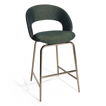 Bar stolica jednostavan moderan jednostavan luksuzni dizajn stolica sa visokim naslonom za leđa