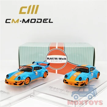CM Model 1: 64 RWB 964 Gulf GT Wing/Ducktail отлитая pod pritiskom model automobila