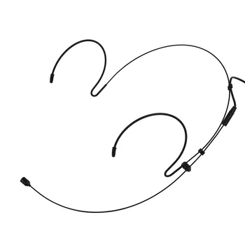 Dvostruki uho kuka za slušalice, glavobolja, mikrofon sa 2 * микрофонной poklopcem, višesmjerni kondenzatorski spremnik za Shure Wireless