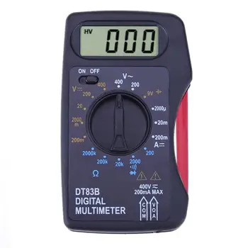 Džepni DT83B Digitalni Multimetar (dmm) Ampermetar Voltmetar dc/ac Otpornik Om Napon Multimetar Tester Električni Alati