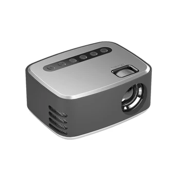 Film ABS Solidne audio 1080P HD mini projektor za kućno kino USB AV-video player za spavaće sobe Led svjetiljka dar Prijenosni višenamjenski