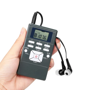 FM radio stanica FM вещательное oprema digitalne mini džepni stereo slušalice Dizajn AM FM prijenosni radio