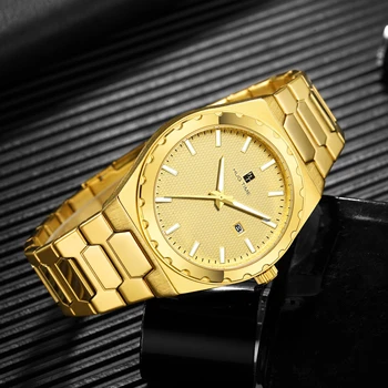 High-end brand, gospodo sat, kvarcni modni originalni satovi za muškarce, kalendar, luksuzni ručni satovi, vodootporan klasični muški satovi