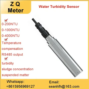 Hot prodaja Detektor mutnoće mjerač mjerač mutnoće koncentracije sedimenta MLSS senzor kvalitete vode u suspenziji mutnoće RS485